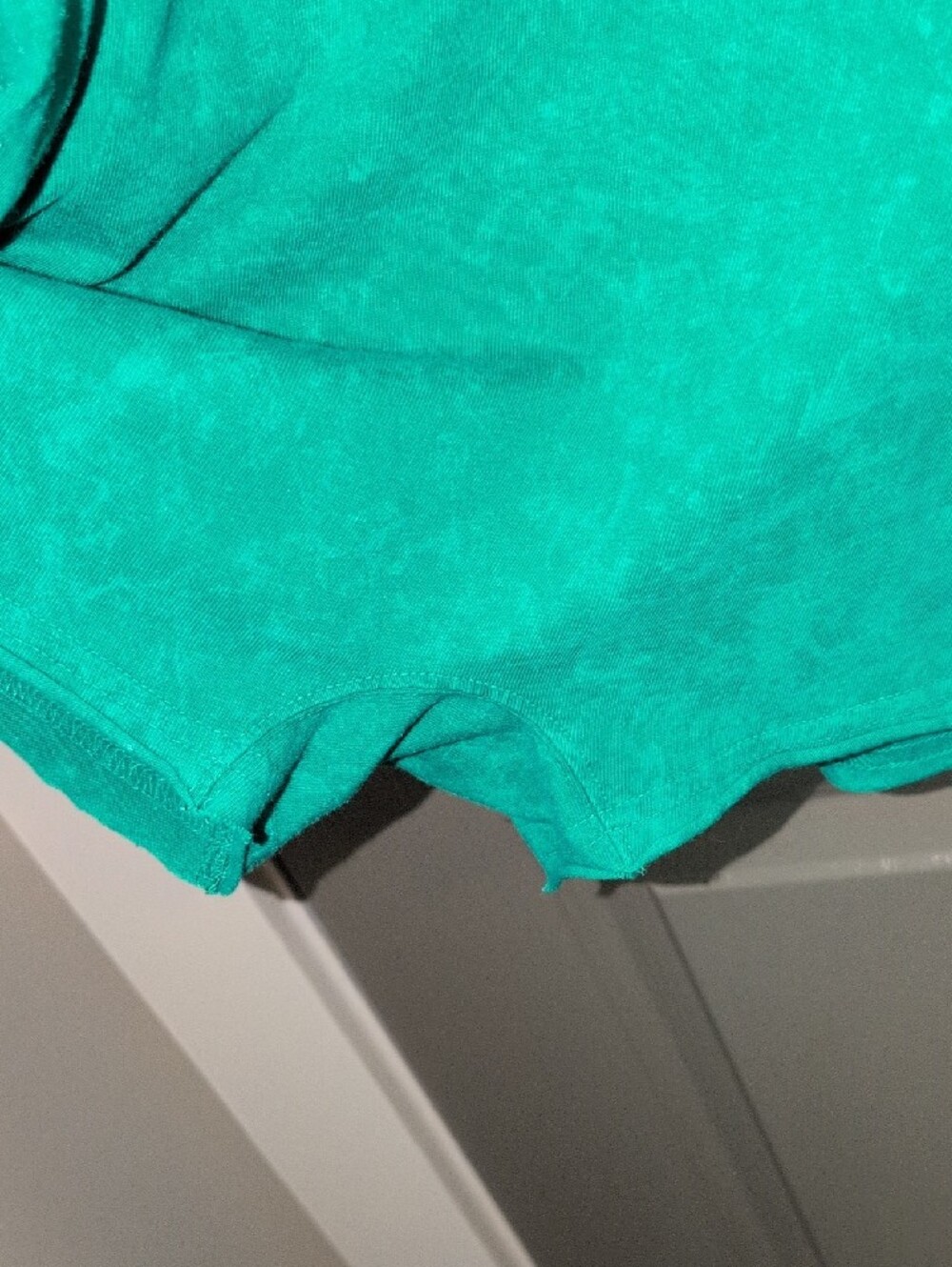 Teal Sleeveless Terry Cloth Romper - Picture 3 of 5